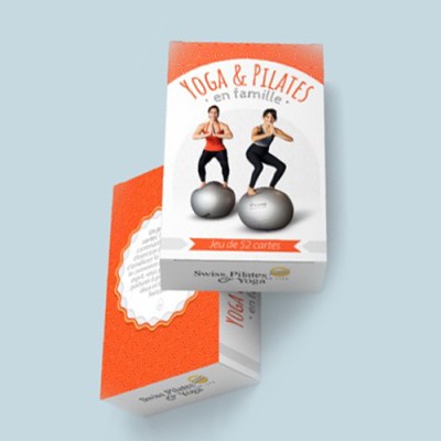 Yoga- und Pilates-Kartenspiel